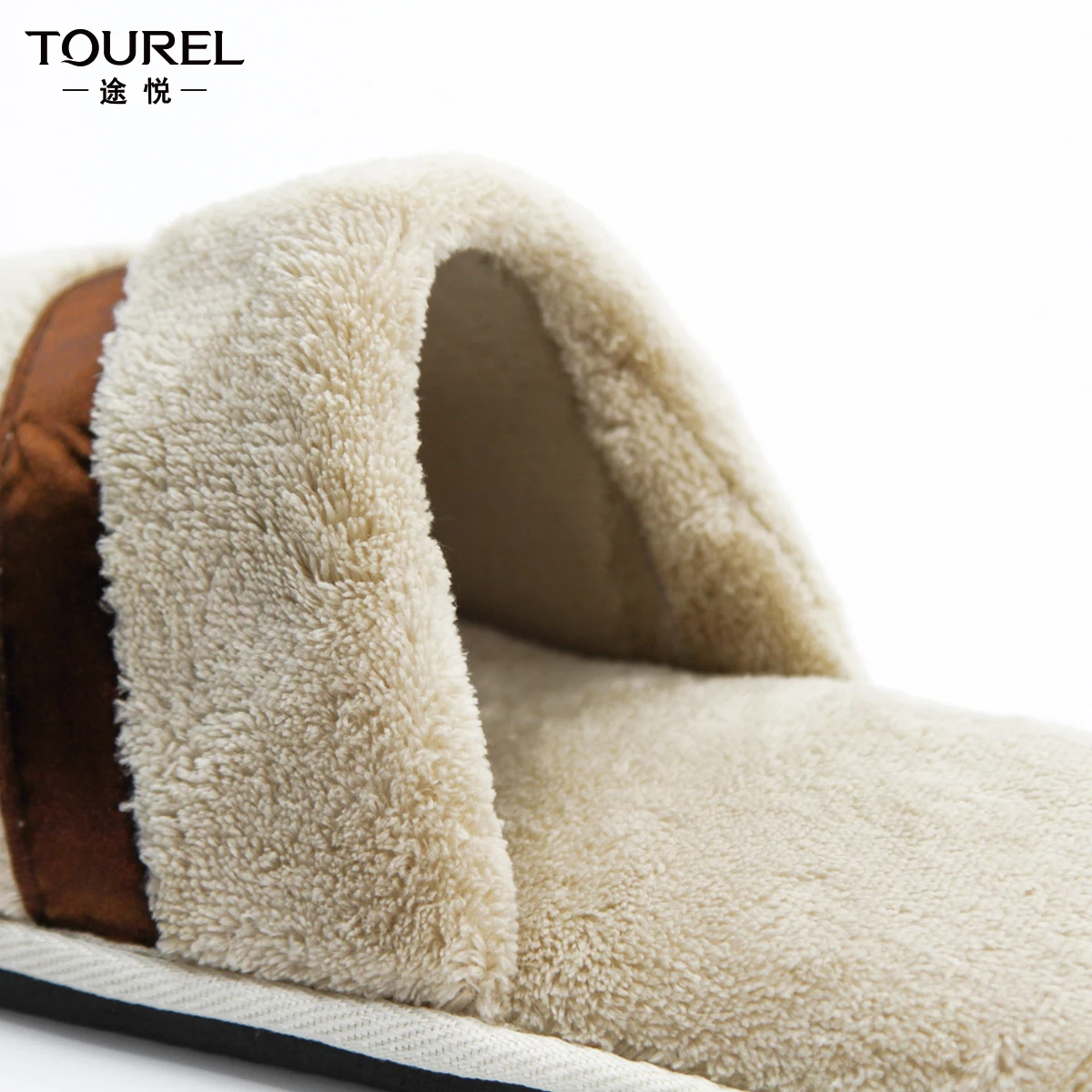 Venta al por mayor de Zapatillas Desechables de Hotel y Spa de Vellón de Coral de Algodón Biodegradable Ecológico Premium Unisex con Logotipo Personalizado de Terciopelo de Lujo Suave
