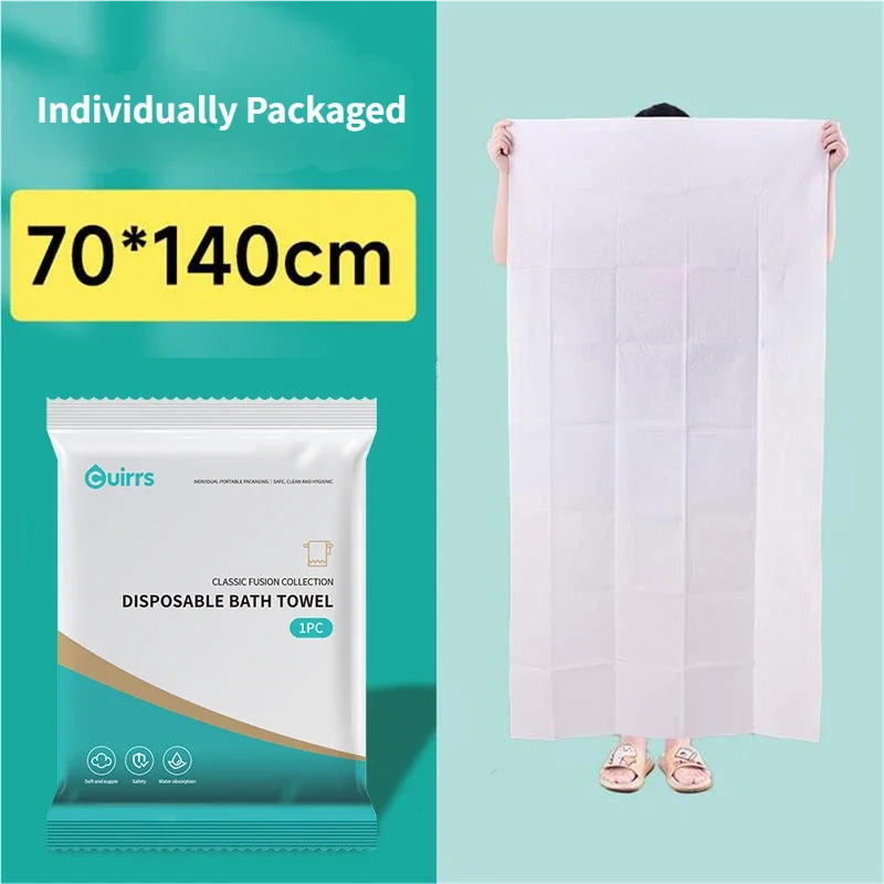 Toalla de baño desechable de alta resistencia | Resistente al desgarro y sin pelusa | Ideal para viajes de negocios y duchas de gimnasio