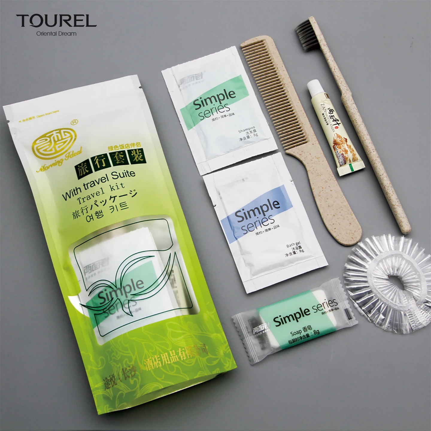 Kit de Higiene de Viaje OEM Desechable Personalizado para Aerolíneas, Suministros de Emergencia para Cuidado Personal