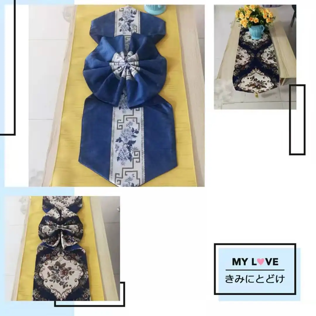 Camino de cama estampado con patrón personalizado para hotel, tamaño queen y king